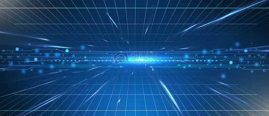 藍(lán)色科技展板背景 創(chuàng)意設(shè)計(jì)如何賦能未來(lái)展示